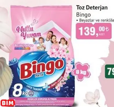 BİNGO TOZ DETERJAN BİNGO TOZ DETERJAN